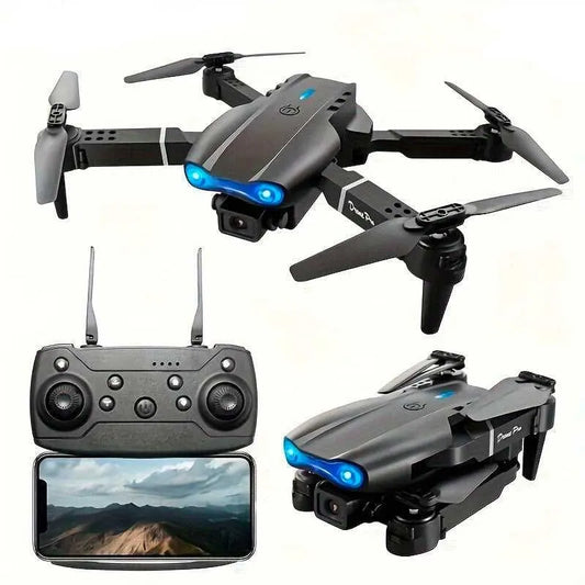 E99 Pro 4K Foldable Drone with Dual Camera / درون برو ذكي مطوي مزوّد بكاميرتين