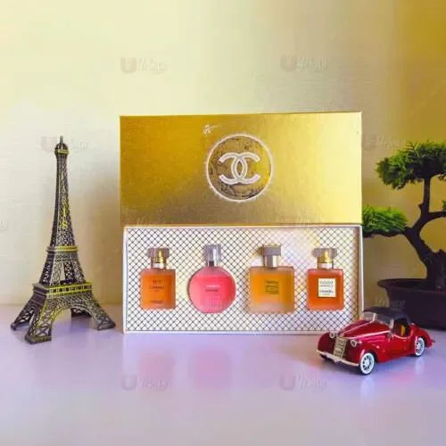 Chanel Mini Perfume Set - Four Iconic Fragrances / طقم عطور شانيل الفاخر - أربع روائح أيقونية