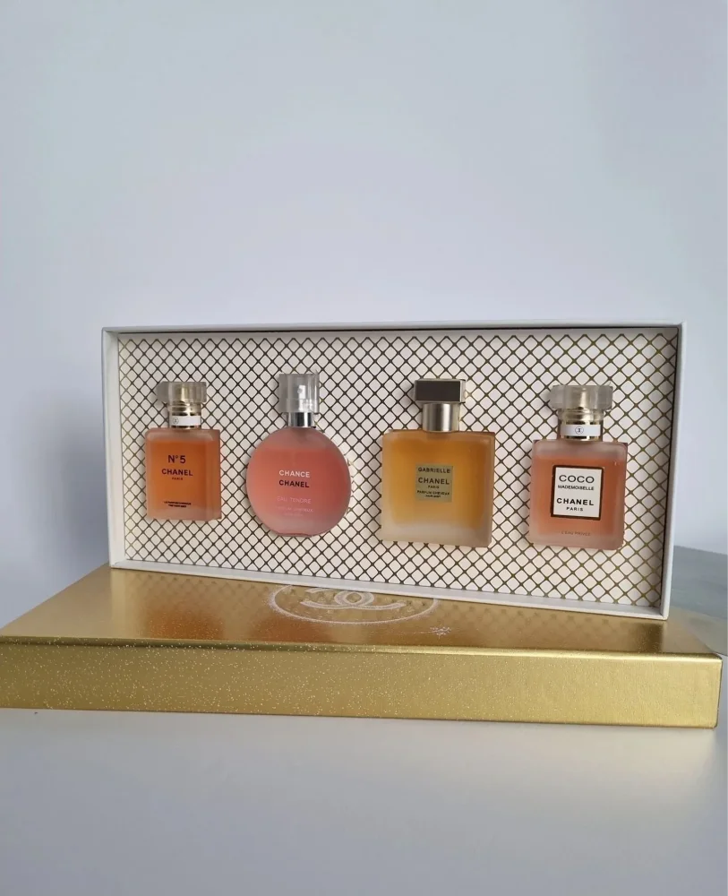 Chanel Mini Perfume Set - Four Iconic Fragrances / طقم عطور شانيل الفاخر - أربع روائح أيقونية