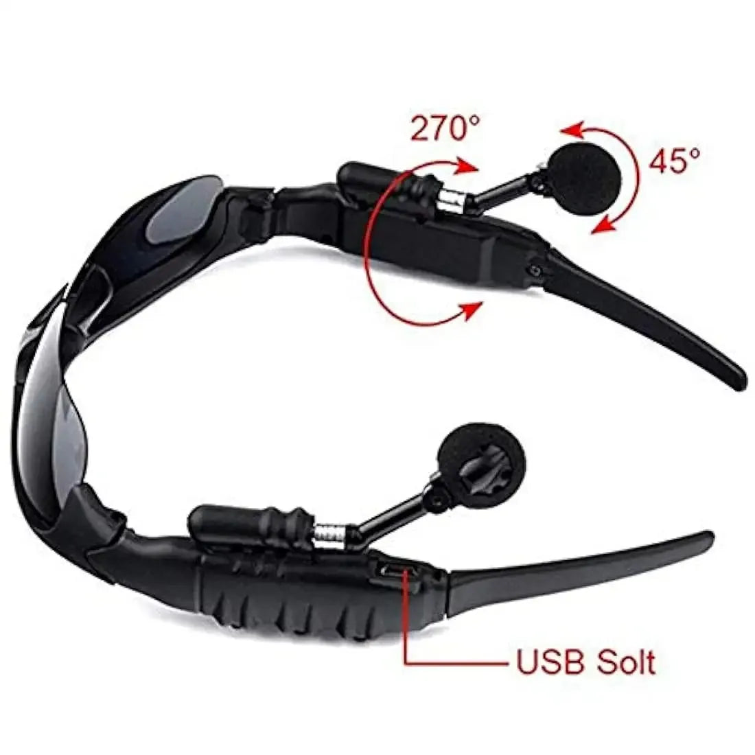 GenZ Luxury Smart Bluetooth Sunglasses with Wireless Audio Elegance / نظارات ذكية فاخرة بلوتوث مع صوت لاسلكي أنيق